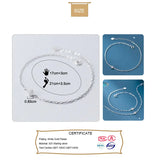 Trustdavis 925 Silver CZ Bracelet Anklets Women Wedding Jewelry DA1251