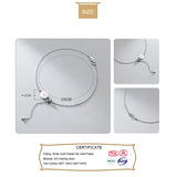 Trustdavis 925 Silver Snake Chain Flower Anklets Wedding Fine Jewelry