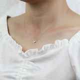 Trustdavis 925 Silver Romantic Heart Pendant Necklaces For Women