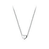 Trustdavis 925 Silver Romantic Heart Pendant Necklaces For Women
