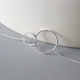 Trustdavis 925 Silver Round Bracelet Bangle Wedding Gift
