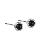 Trustdavis Small Round Turquoise Stud Earrings for Women Girls