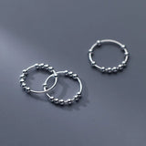 Trustdavis 925 Silver Beads Ball Ring Wedding Birthday Jewelry
