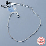 Trustdavis 925 Silver Beads Chain Bracelet Wedding Party Jewelry DA1085