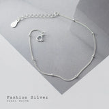 Trustdavis 925 Silver Beads Chain Bracelet Wedding Party Jewelry DA1085