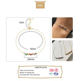 Trustdavis 925 Sterling Silver Water Drop CZ Bracelets For Women Wedding
