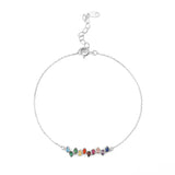 Trustdavis 925 Sterling Silver Water Drop CZ Bracelets For Women Wedding