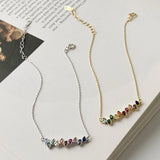 Trustdavis 925 Sterling Silver Water Drop CZ Bracelets For Women Wedding