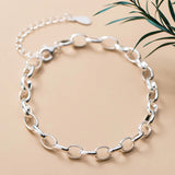 Trustdavis 925 Silver Chain Bracelet for Women DA1612