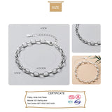 Trustdavis 925 Silver Chain Bracelet for Women DA1612