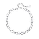 Trustdavis 925 Silver Chain Bracelet for Women DA1612