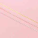 Trustdavis 925 Silver Box Chain Earrings Semi-finished DIY Access.