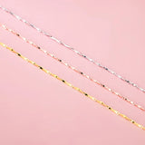 Trustdavis 925 Silver Box Chain Earrings Semi-finished DIY Access.