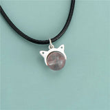 Trustdavis 925 Sterling Silver Cat Ear Beads Button Pendants Charm DIY Jewelry