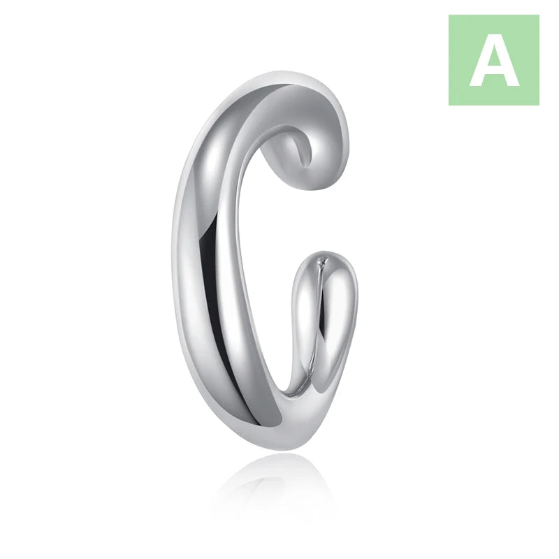 Trustdavis 925 Silver Openwork Clip Earrings Mum Daughter Gift DS4408