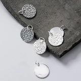 Trustdavis 925 Sterling Silver Plum Blossom Charm Pendant DIY Jewelry