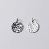 Trustdavis 925 Sterling Silver Plum Blossom Charm Pendant DIY Jewelry