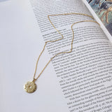 Trustdavis 925 Sterling Silver 18K Coin Charm Pendant DIY Jewelry