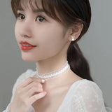 Trustdavis 925 Silver Rabbit Charm Stud Earrings For Women