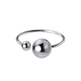 Trustdavis 925 Silver Sweet Ball Ring Women Wedding Gift DB1348