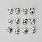 Trustdavis 925 Silver Zodiac Charm Pendant DIY Jewelry DZ179