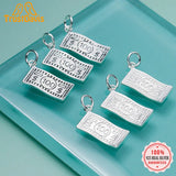 Trustdavis 925 Sterling Silver Dollar Money Charm Pendant DIY Jewelry DZ230