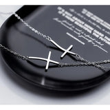 Trustdavis 925 Silver Sweet Faith Cross Bracelet Anklets