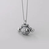 Trustdavis 925 Sterling Silver Hollow Purse Charm Pendant