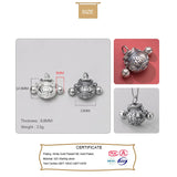 Trustdavis 925 Sterling Silver Hollow Purse Charm Pendant