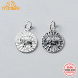 Trustdavis Sweet Hollow Elephant Charm Pendant DIY Jewelry DZ171