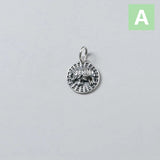 Trustdavis Sweet Hollow Elephant Charm Pendant DIY Jewelry DZ171