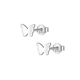 Trustdavis 925 Silver Butterfly Stud Earrings Wedding Party Fine Jewelry