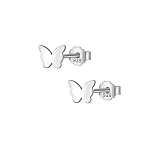 Trustdavis 925 Silver Butterfly Stud Earrings Wedding Party Fine Jewelry