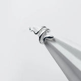 Trustdavis 925 Sterling Silver Snake Ear Cuff Clip Earrings