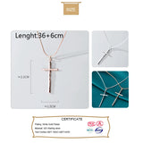 Trustdavis 925 Silver Cross Necklace Women Wedding Party Jewelry DA1389