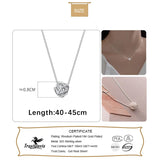 Trustdavis 925 Silver Twist Ball Necklace For Women