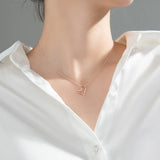 Trustdavis 925 Silver Heart CZ Pendant Necklace for Women