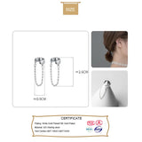 Trustdavis Real 925 Sterling Silver Smooth Surface Clip Earrings for Women