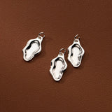 Trustdavis 925 Silver Geometric Charm Pendant DIY Necklace