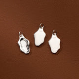 Trustdavis 925 Silver Geometric Charm Pendant DIY Necklace