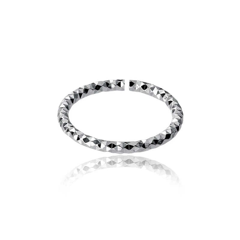 Trustdavis 925 Silver Gypsophila Opening Ring for Women DG0203