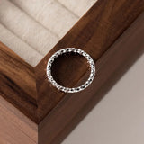 Trustdavis 925 Silver Gypsophila Opening Ring for Women DG0203