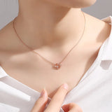 Trustdavis 925 Silver Universe Planet CZ Pendant Necklace for Women