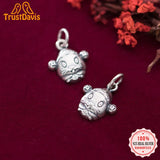 Trustdavis 925 Sterling Thai Silver Sweet Mouse Charm Pendant