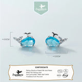 Trustdavis Silver Animal Stud Earrings Set Teen Gift Jewelry