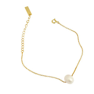 Trustdavis S925 Silver Freshwater Pearls Bracelet & Necklace Set