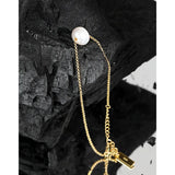 Trustdavis S925 Silver Freshwater Pearls Bracelet & Necklace Set