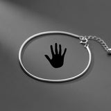 Trustdavis 925 Silver Snake Chain Anklet Bracelet