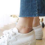 Trustdavis 925 Silver Bell Anklets For Women