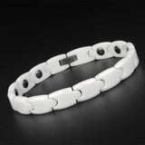 Health Magnet Bracelet Men Jewelry Ceramic Adjustable